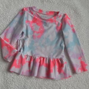 2t Cat & Jack Rashguard Girls Swim